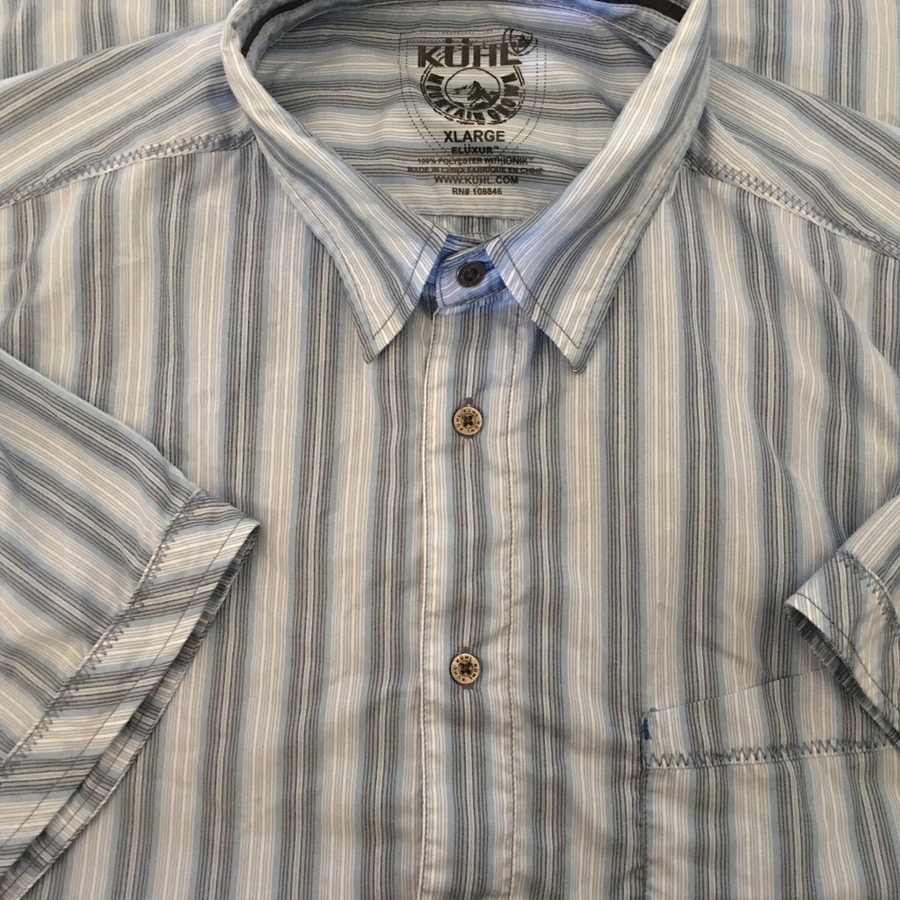 Kuhl Mens Top Blue Size XL
